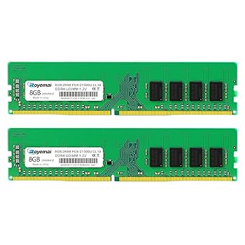 OLOy DDR4 2666Mhz （PC4-21300） 16GBx2枚 Amazon.com: OLOy DDR4 RAM 16GB (2x8GB) Black Owl 2666 MHz